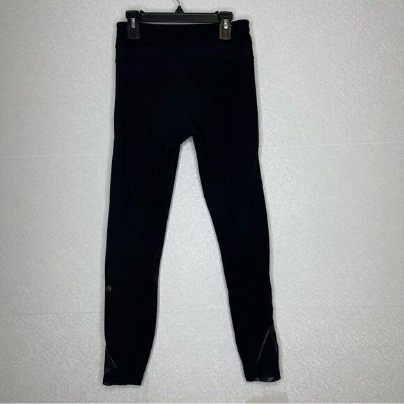 Lululemon 25” Inspire Tight II Mesh Zipper Leggings Black 4 - Picture 7 of 7
